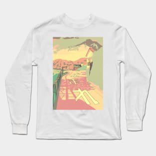 route japonaise pastel Long Sleeve T-Shirt